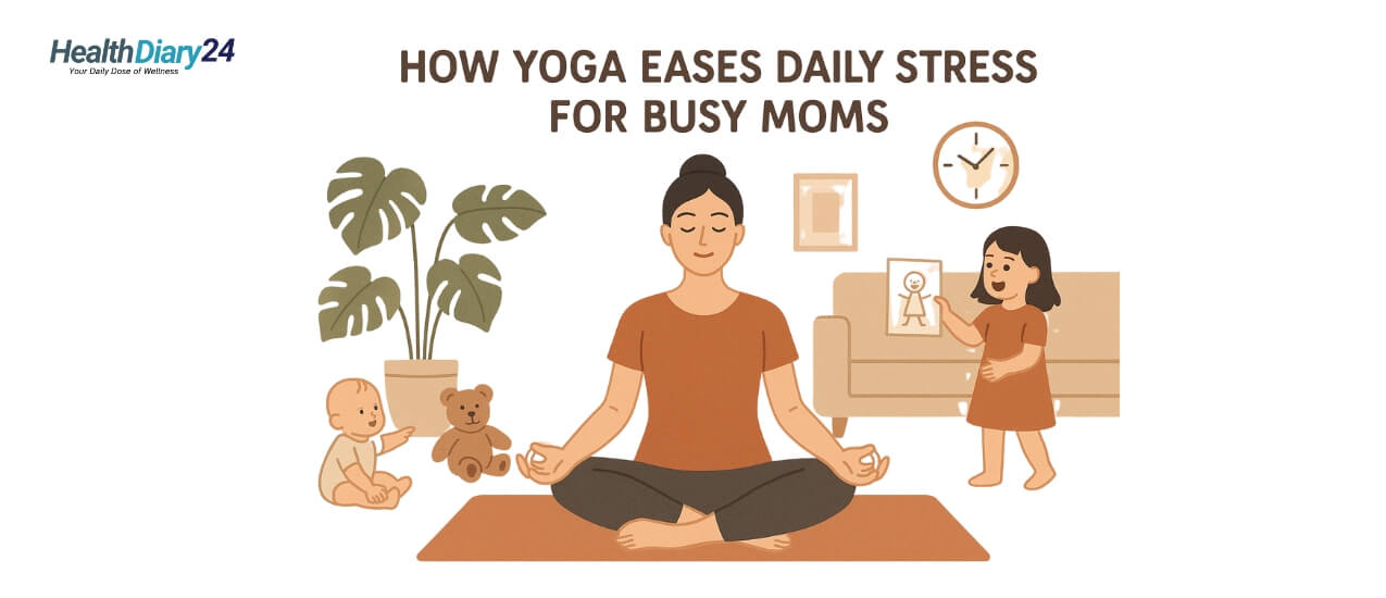 yoga for stress relief for moms