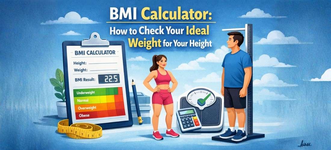 BMI calculator ideal weight for height