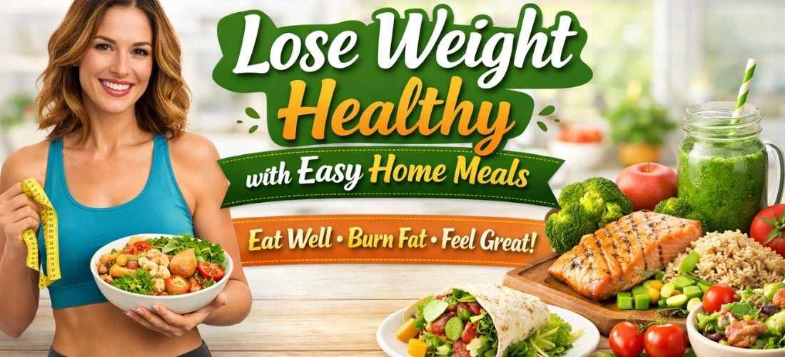 Lose weight healthy with easy home meals