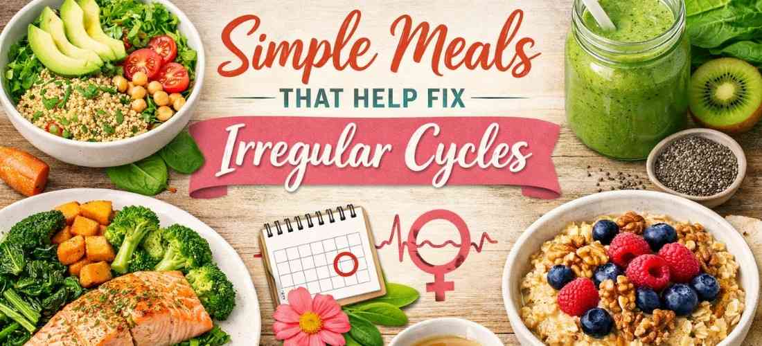 simple meals that help fix irregular cycles