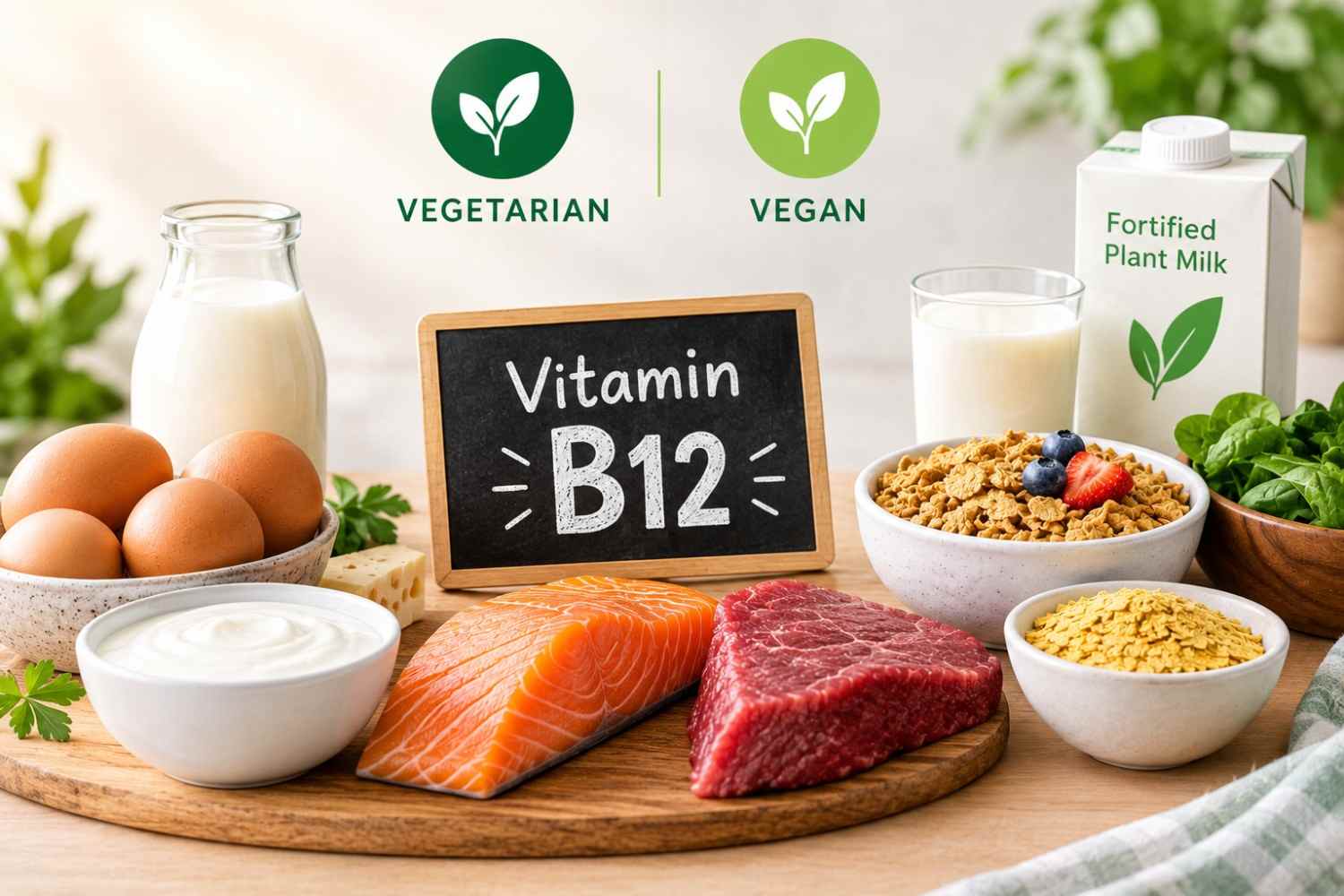 Vitamin B12 for Vegetarians and Vegan