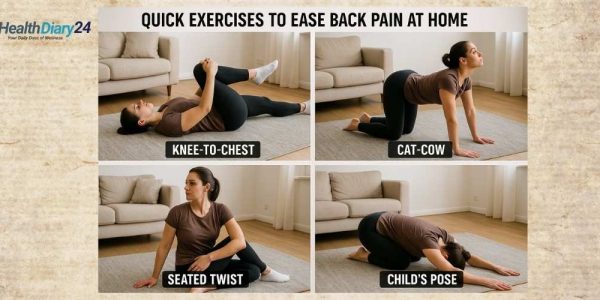 Quick exercises to ease back pain