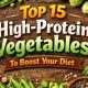 High-protein vegetables